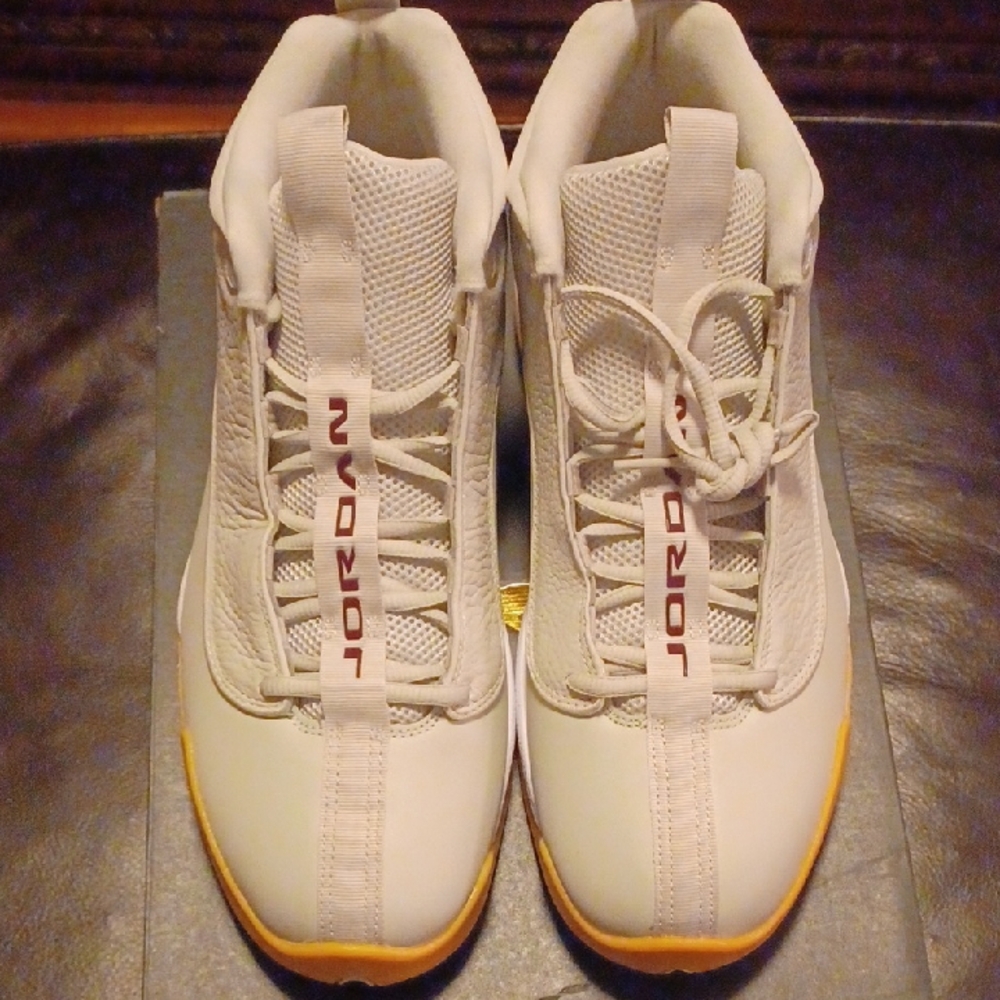 Jordan Jumpman Pro Quick Sneakers White and Gold